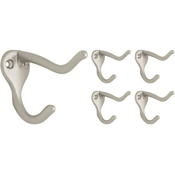 Franklin Brass B59303M-SN-C Coat /& Hat Hook Satin Nickel, 5 Pack